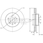 TOMEX Brakes Bremsscheibe